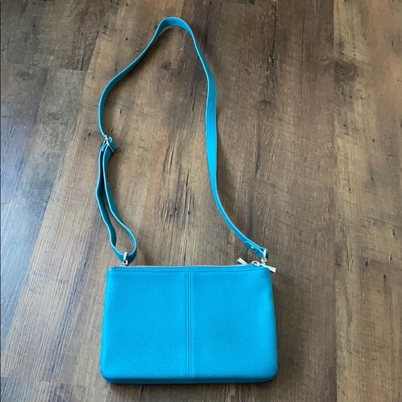 thirty-one Handbags - Aqua Blue Jewel by thirty one crossbody clutch